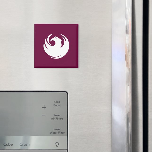 Magnet with Flag of Phoenix City, Arizona (In Situ (Fridge))