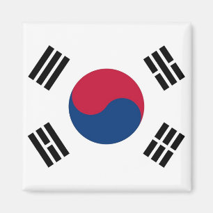 Magnet with Flag of South Korea