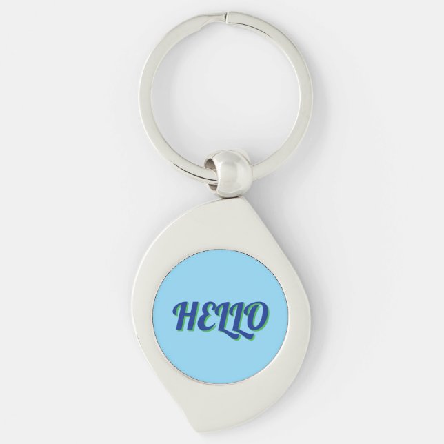 MAGNET WITH HELLO KEYCHAIN (Front)