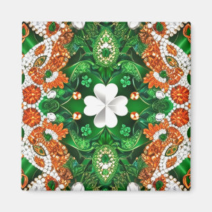 Magnet with Ireland Colours Design