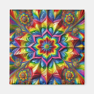 Magnet with LGBTQ Colours Design