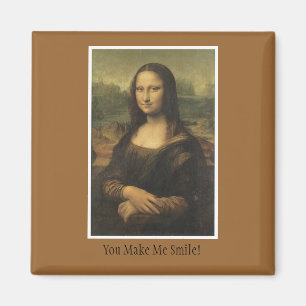 Magnet with Mona Lisa Design