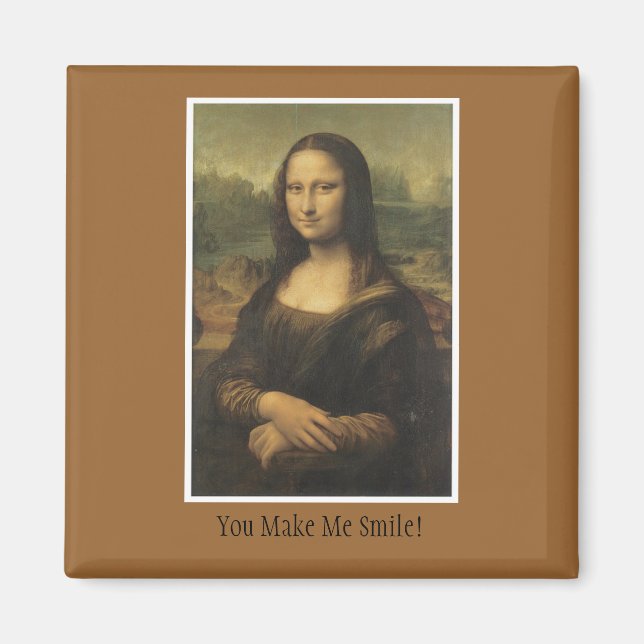 Magnet with Mona Lisa Design (Front)