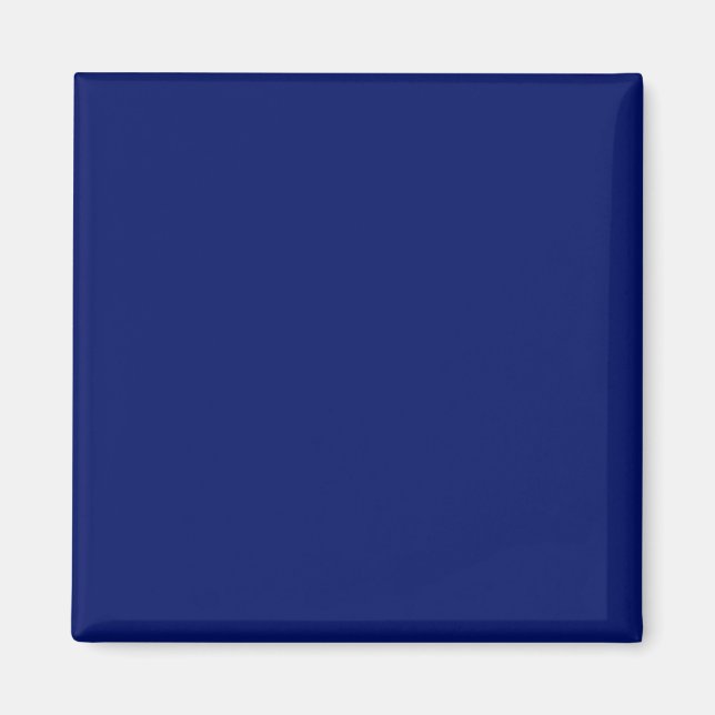 Magnet with Navy Blue Background (Front)