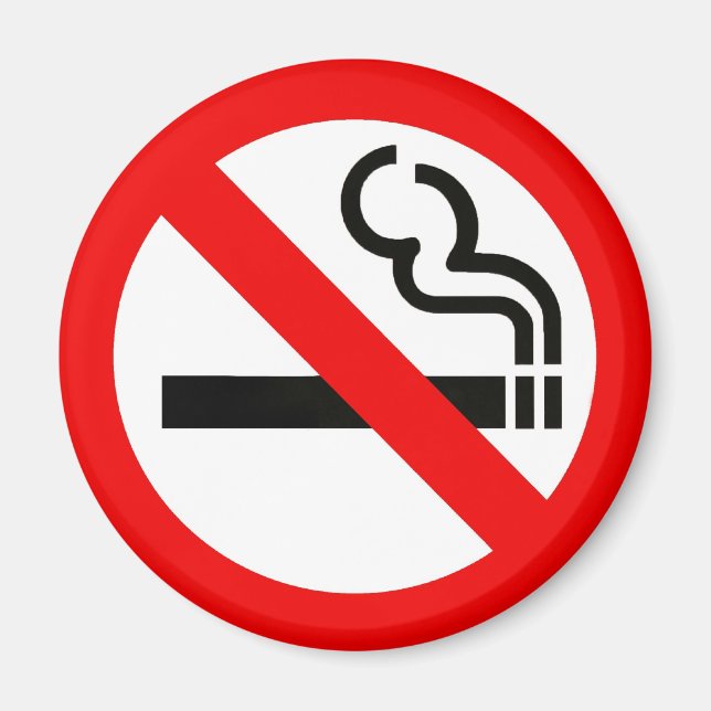 Magnet with no smoking sign (Front)