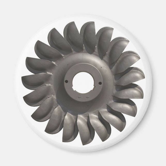 Magnet with Water Turbine (Front)