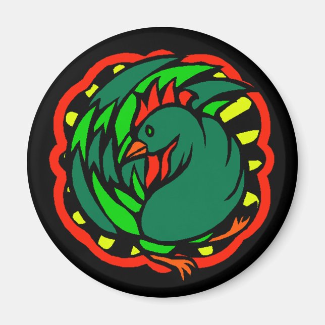 Magnet ~ Year of the Rooster Chinese Zodiac Sign (Front)