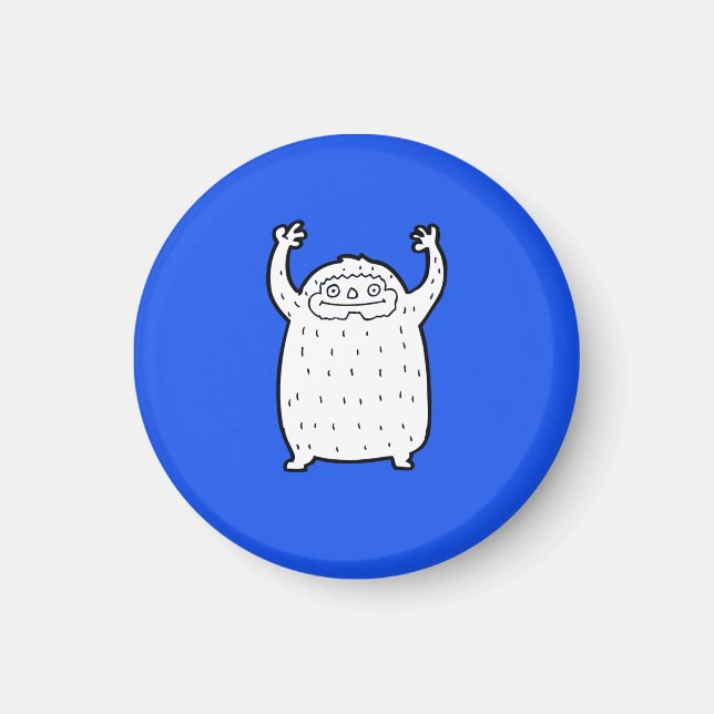 Magnet Yeti bleu (Devant)