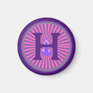 Magnet - Yoga Zen - Personalized - Add Initial