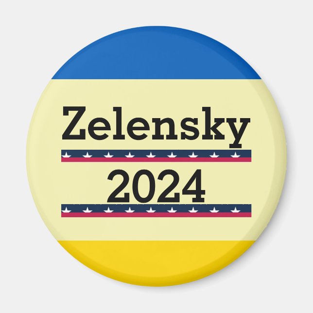 Magnet Zelensky 2024 (Devant)