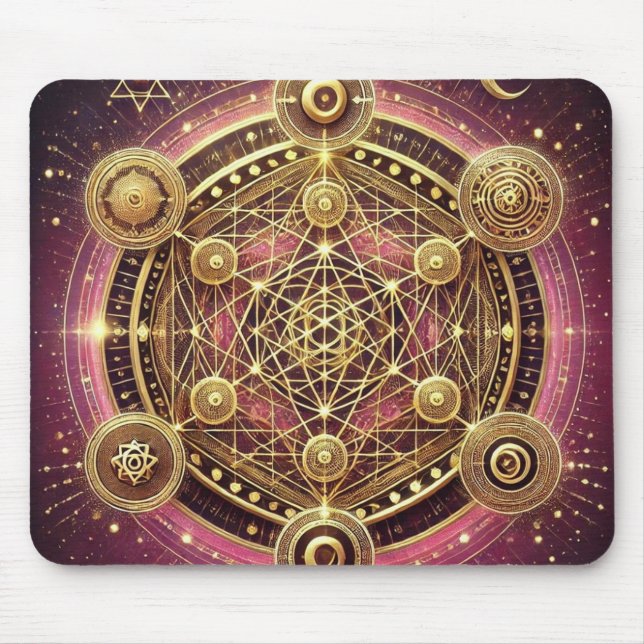 Magnetic Attraction Sigil Mouse Pad (Front)