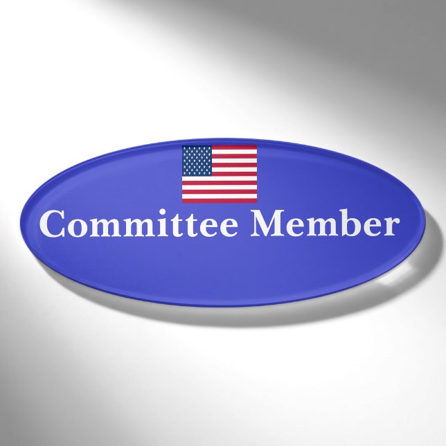 Magnetic Badge - Committee Member (Front)
