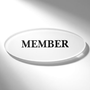 Magnetic Badge - Member