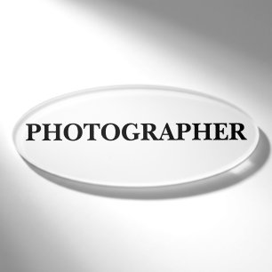 Magnetic Badge - Photographer