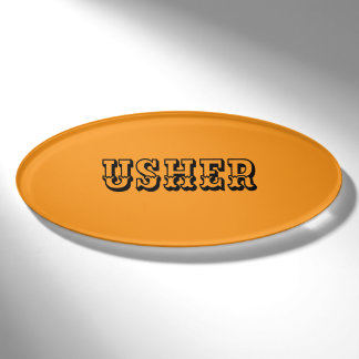 Magnetic Badge - USHER