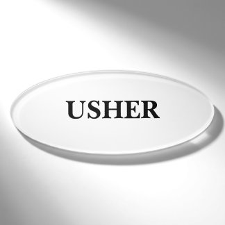 Magnetic Badge - USHER