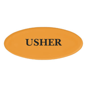 Magnetic Badge - USHER
