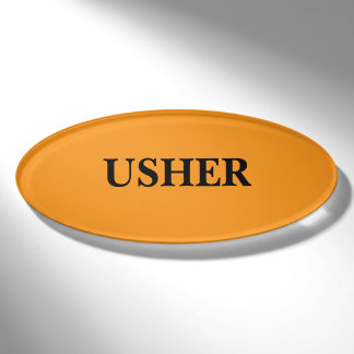 Magnetic Badge - USHER