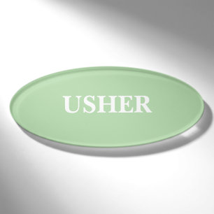 Magnetic Badge - USHER