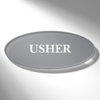 Magnetic Badge - USHER