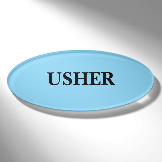 Magnetic Badge - USHER
