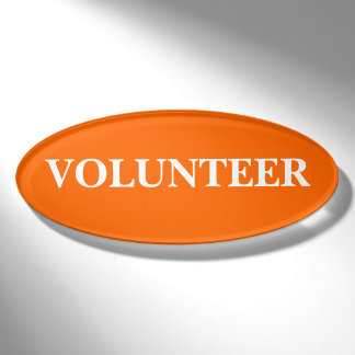 Magnetic Badge - Volunteer
