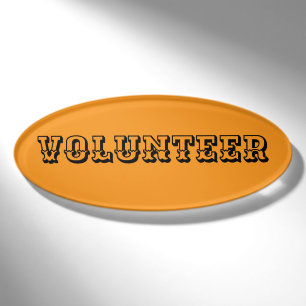 Magnetic Badge - Volunteer