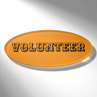 Magnetic Badge - Volunteer