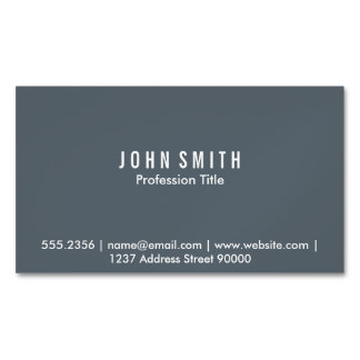 Magnetic Business Card (grey)