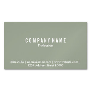 Magnetic Business Card (olive)