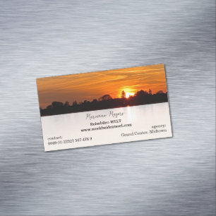Magnetic Business Travel Agency Magnetic Business Card