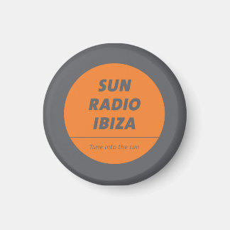Magnetic Button by Sun Radio Ibiza Magnet