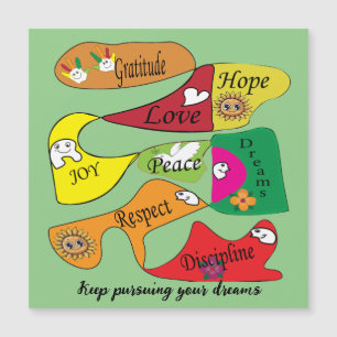 Magnetic Card  Keep pursuing your dreams