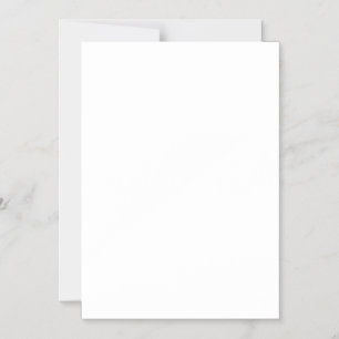 Magnetic Card, Size: 5" x 7", Envelopes: White Invitation