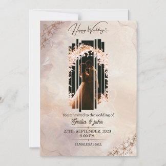 Magnetic Card,  Size: 5" x 7", Envelopes: White Magnetic Invitation