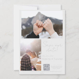 Magnetic Card, Size: 5" x 7", Envelopes: White Magnetic Invitation