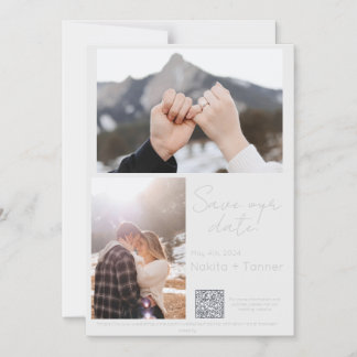 Magnetic Card,  Size: 5" x 7", Envelopes: White Magnetic Invitation