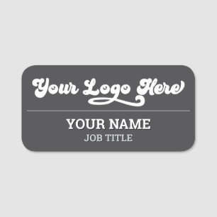Magnetic Company Employee Name Tag