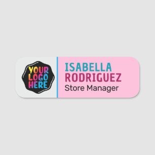 Magnetic Company Employee Staff Professional Name Tag