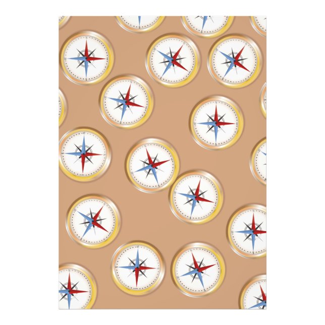 Magnetic Compass pattern Photo Print (Front)
