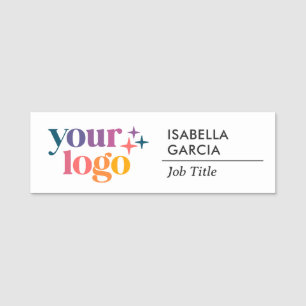Magnetic Employee Custom Business Name Tag