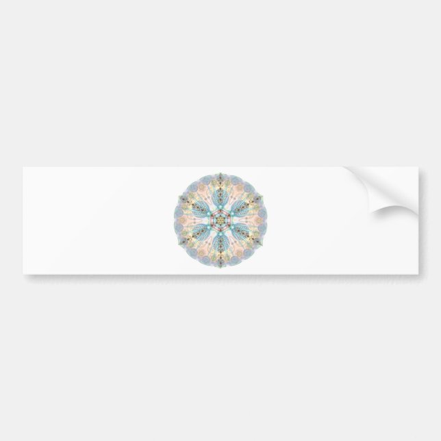 Magnetic Energy Mandala Bumper Sticker (Front)