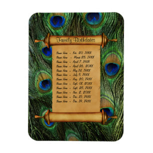 Magnetic Family Birthday Reminder - Customize Magnet