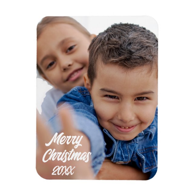 Magnetic Family Photo Frames | Christmas Photo Magnet (Vertical)