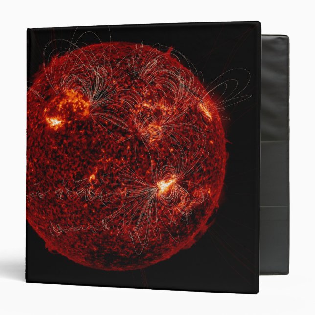 Magnetic field lines on the Sun 3 Binder (Front/Inside)