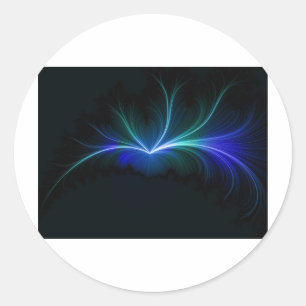 magnetic field .. or something.. lol classic round sticker