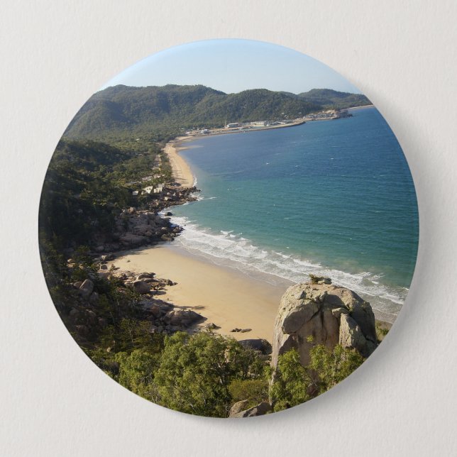 Magnetic Island - Australia Round Badge 4 Inch Round Button (Front)
