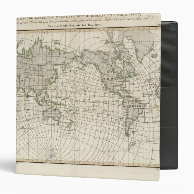 Magnetic Map of the World Binder (Front/Inside)