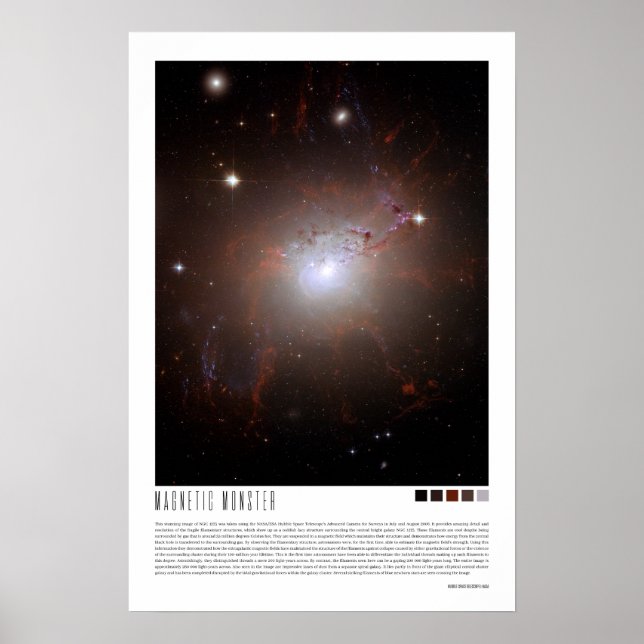 Magnetic monster (NGC 1275) Poster (Front)