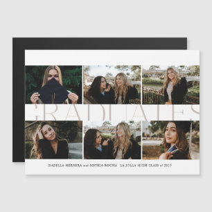 Magnetic Multi-Photo Graduates Grad Announcement